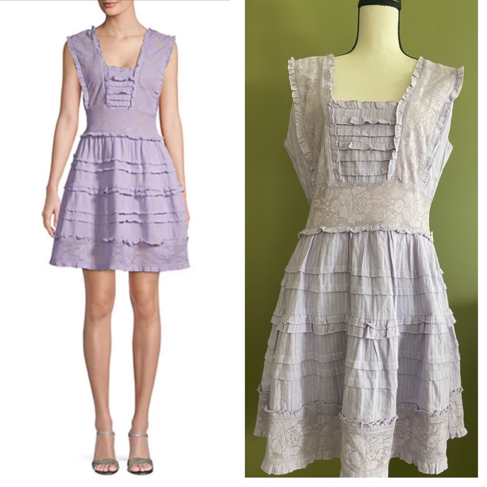 NWOT Love Sam Babette Lace Mini Dress